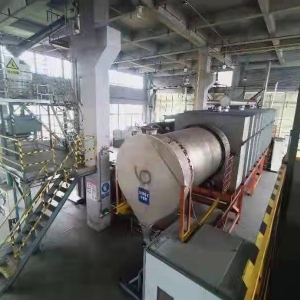 固廢活性炭再生爐,活性炭再生設備,廣東佛山項目